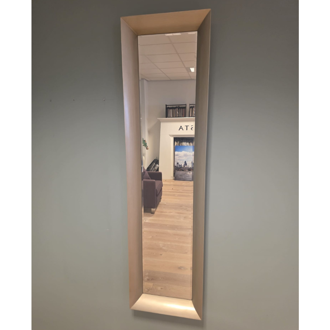 Spiegel rechthoekig | Mat zilveren patina | OC Interiors