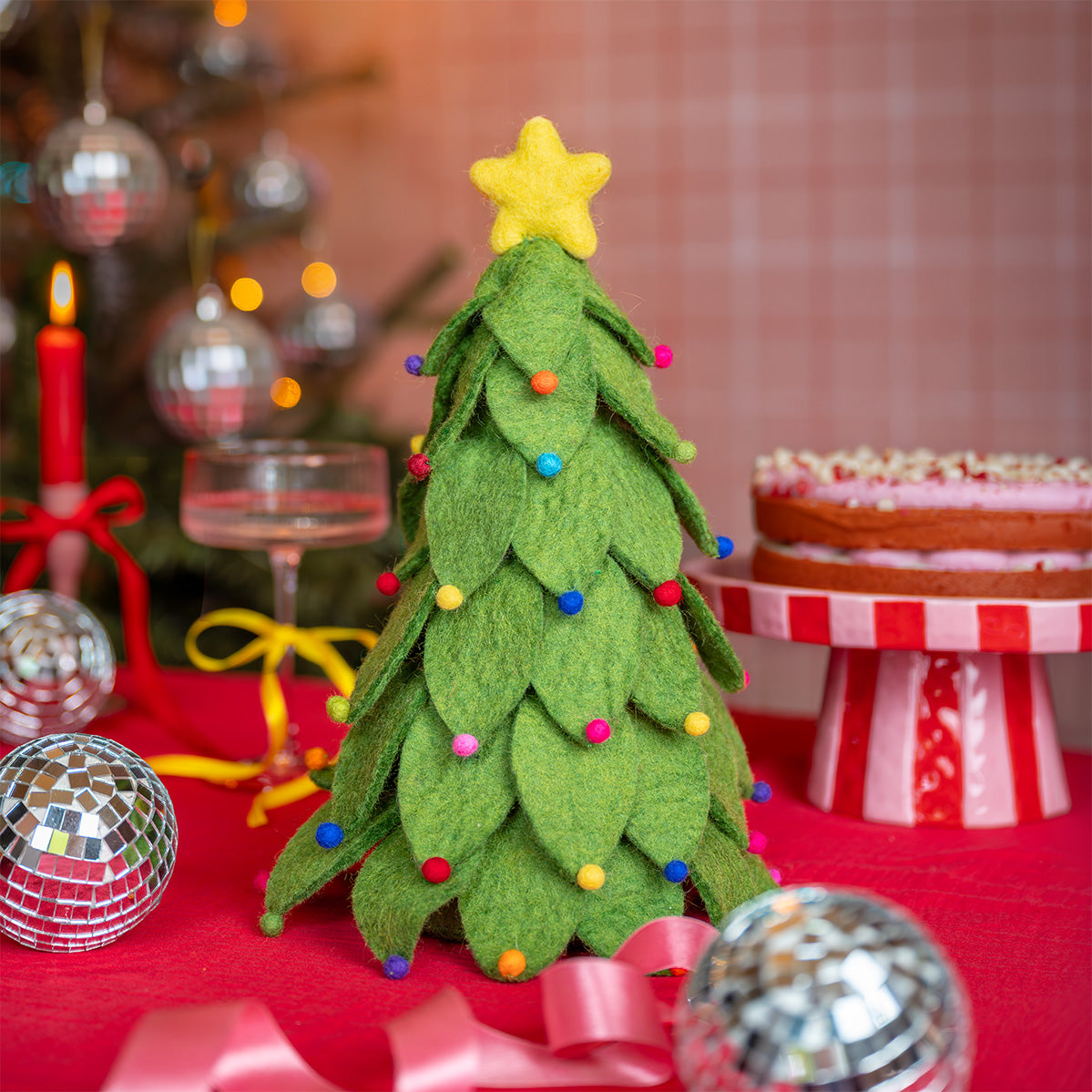 Vilten Kerstboom | Sjaal met Verhaal
