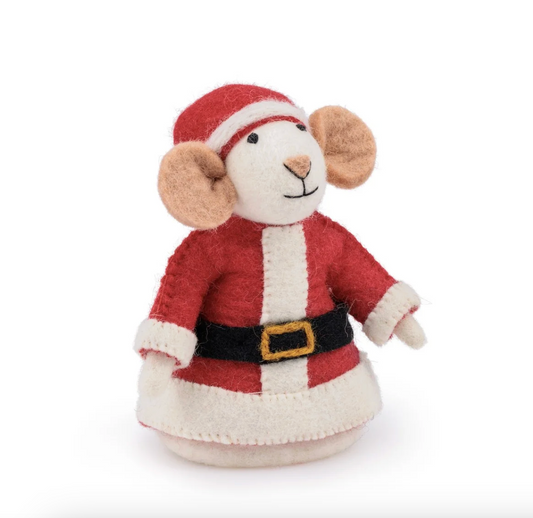 Vilten Kerst muis | Sjaal met Verhaal
