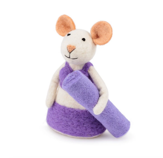Vilten Yoga muis | Sjaal met Verhaal