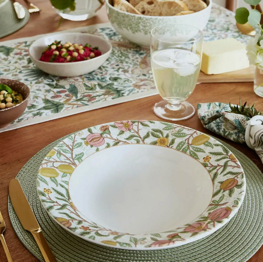 4 soepbordjes William Morris Servies | Spode | Morris & Co