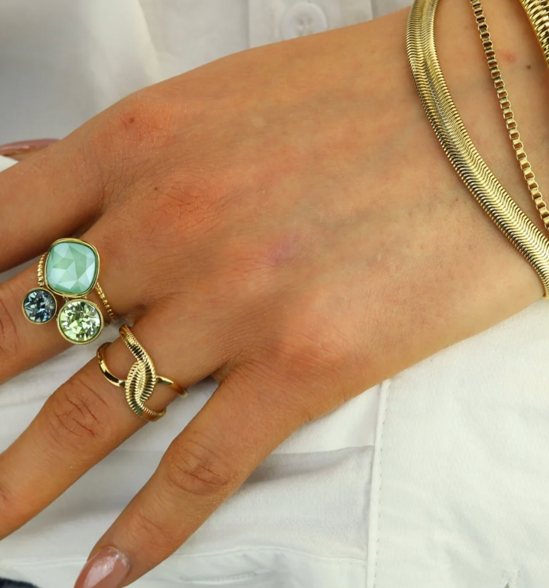 Ring Trio Swarovski Shine | Camps & Camps