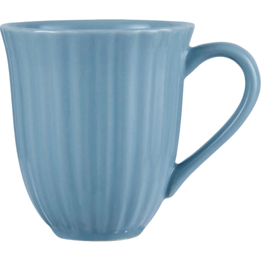 Mug with grooves