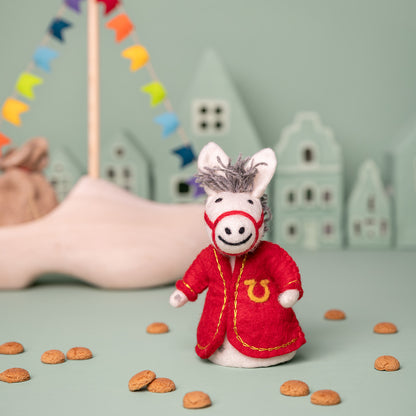 Vilten paard van sinterklaas | Ozosnel | Sjaal met Verhaal