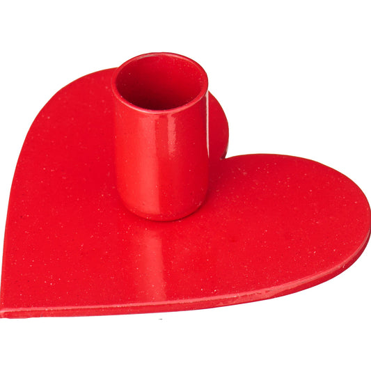 Kandelaar hart rood | Taper 1.3 cm | IB Laursen