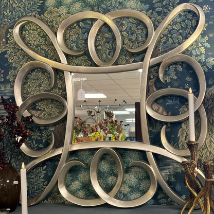 Spiegel Morris | zilver met krullen | OC Interiors