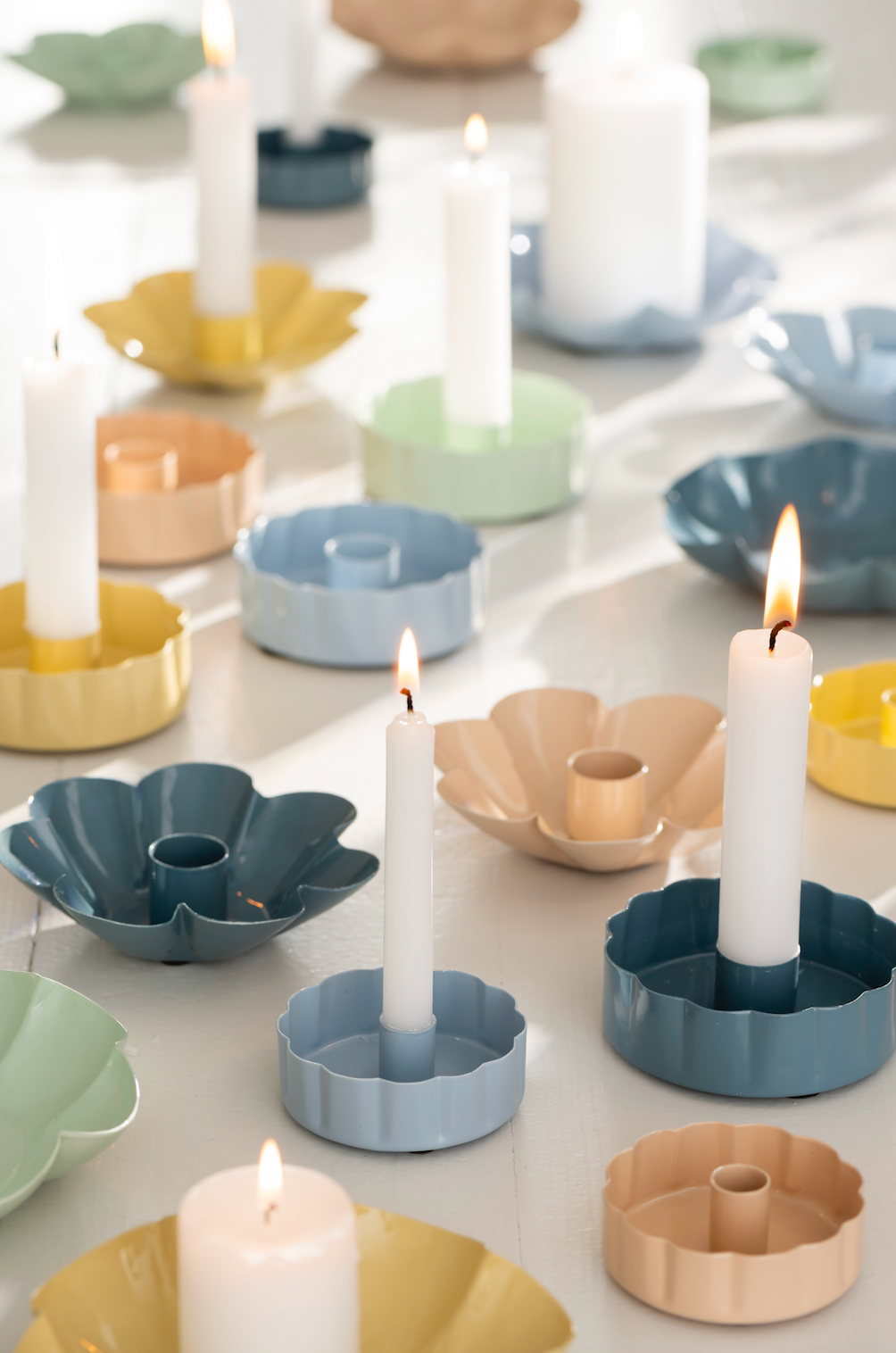 Kandelaar bloem blauw | IB Laursen