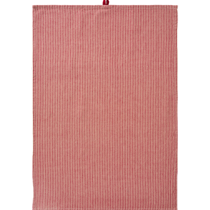 Theedoek rood gestreept | IB Laursen
