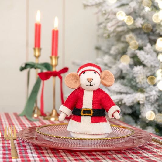 Vilten Kerst muis | Sjaal met Verhaal