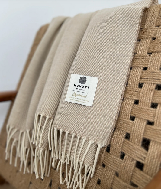 Plaid XL| 100% Merino | McNutt of Donegal