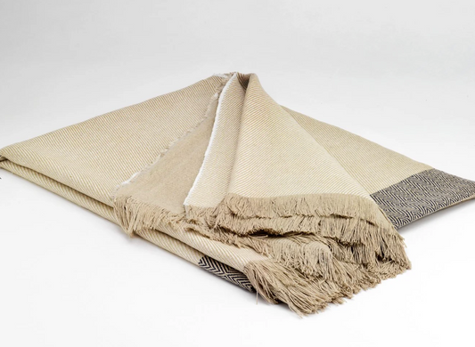 Chunky Linnen Plaid | McNutt of Donegal