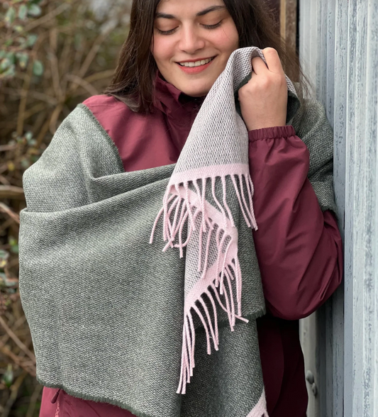 Cashmere Merino wol sjaal | McNutt of Donegal