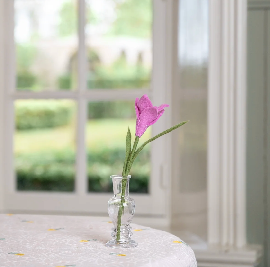 Vilten voorjaarsbloemetjes | Bloemen | Sjaal met Verhaal