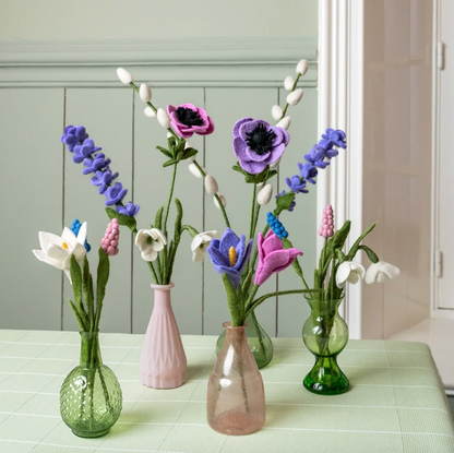 Vilten voorjaarsbloemetjes | Bloemen | Sjaal met Verhaal