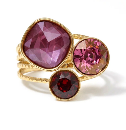 Ring Trio Swarovski Shine | Camps & Camps