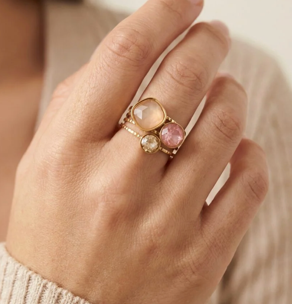 Ring Trio Swarovski Shine | Camps & Camps