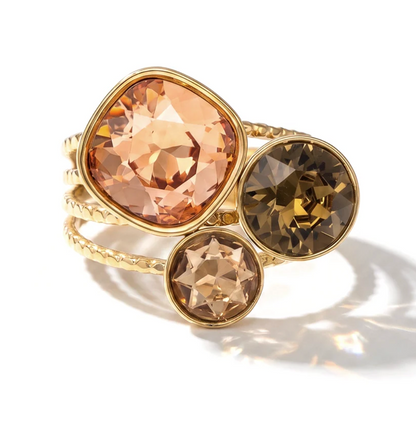 Ring Trio Swarovski Shine | Camps & Camps